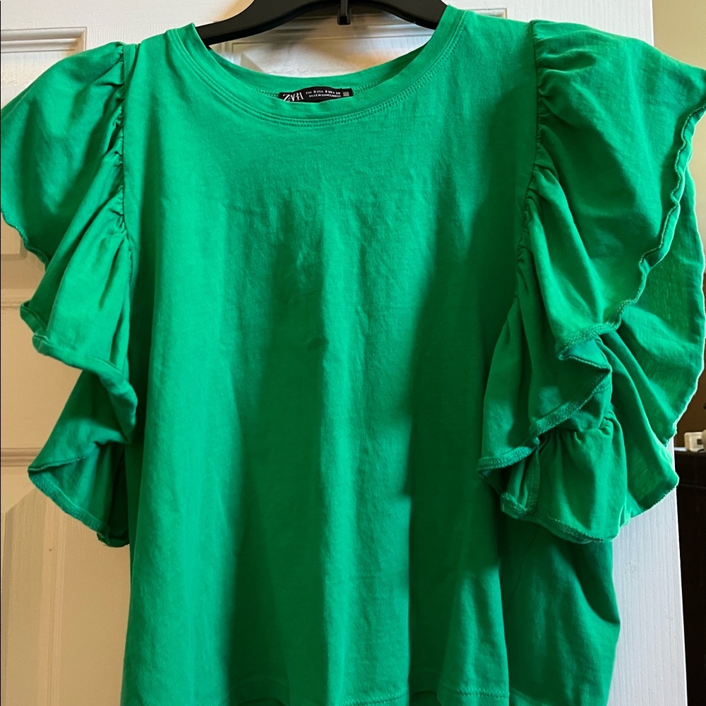 Green Zara Shirt